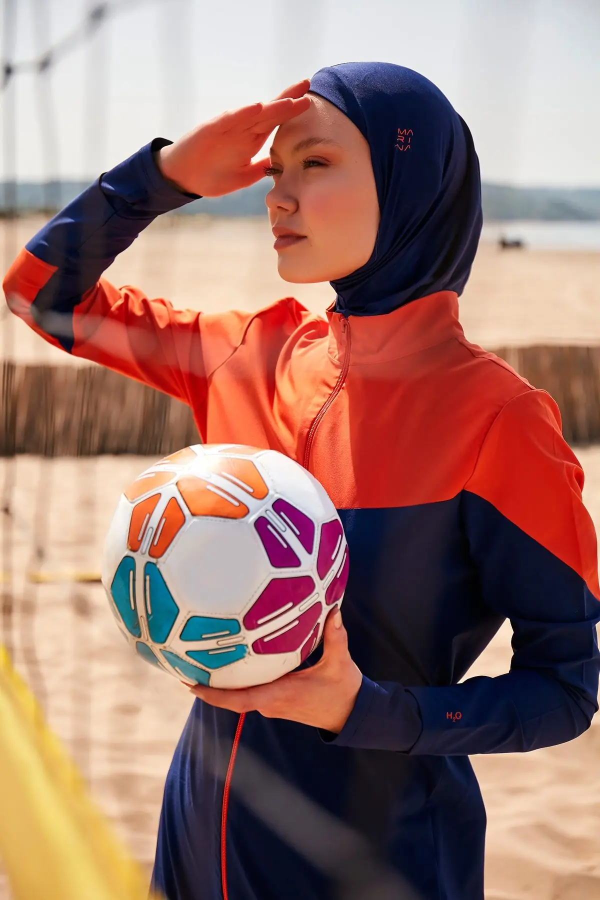 Woven Navy Burkini Modest Swimwear M2316, photo 2
