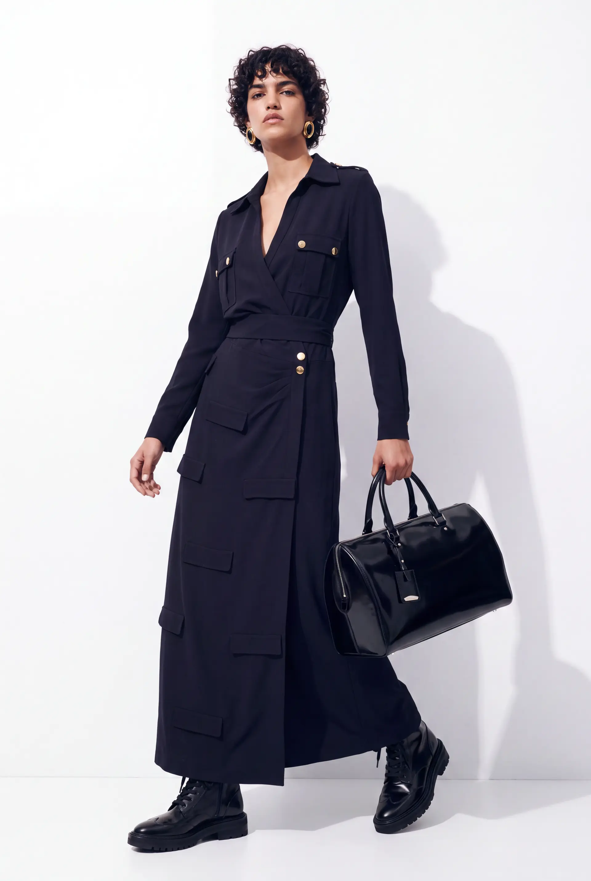 Inigma Slit Cargo Pocket Dress, photo 6