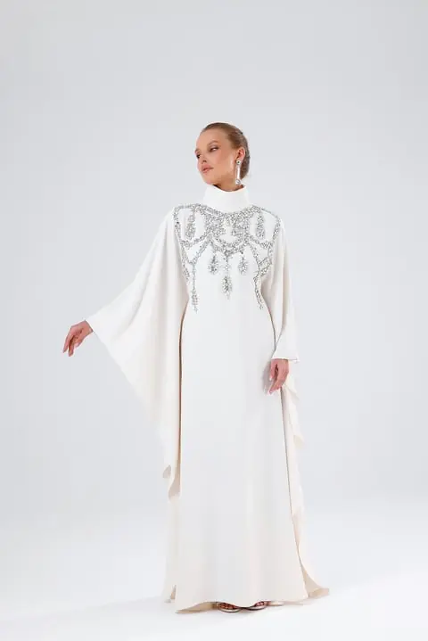 Diamond Kaftan – Cream, photo 3