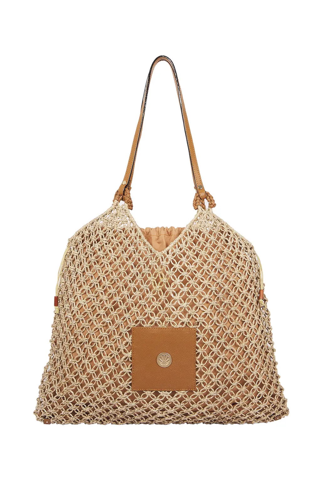 Abaca Woven Large Tote Bag – Natural