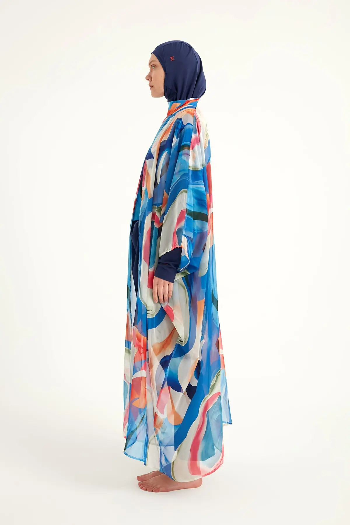 Marina Silk-Touch Kimono - Multicolor, photo 6
