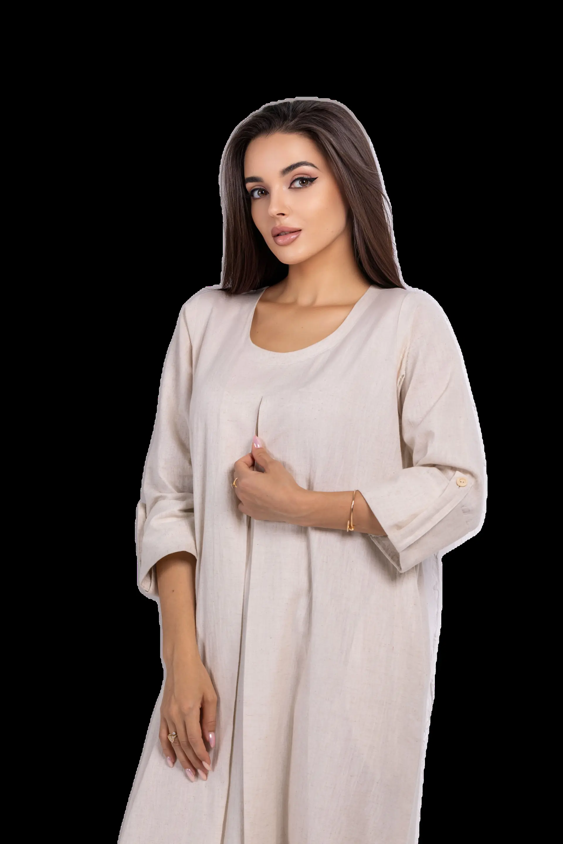 White Linen Dress, photo 3