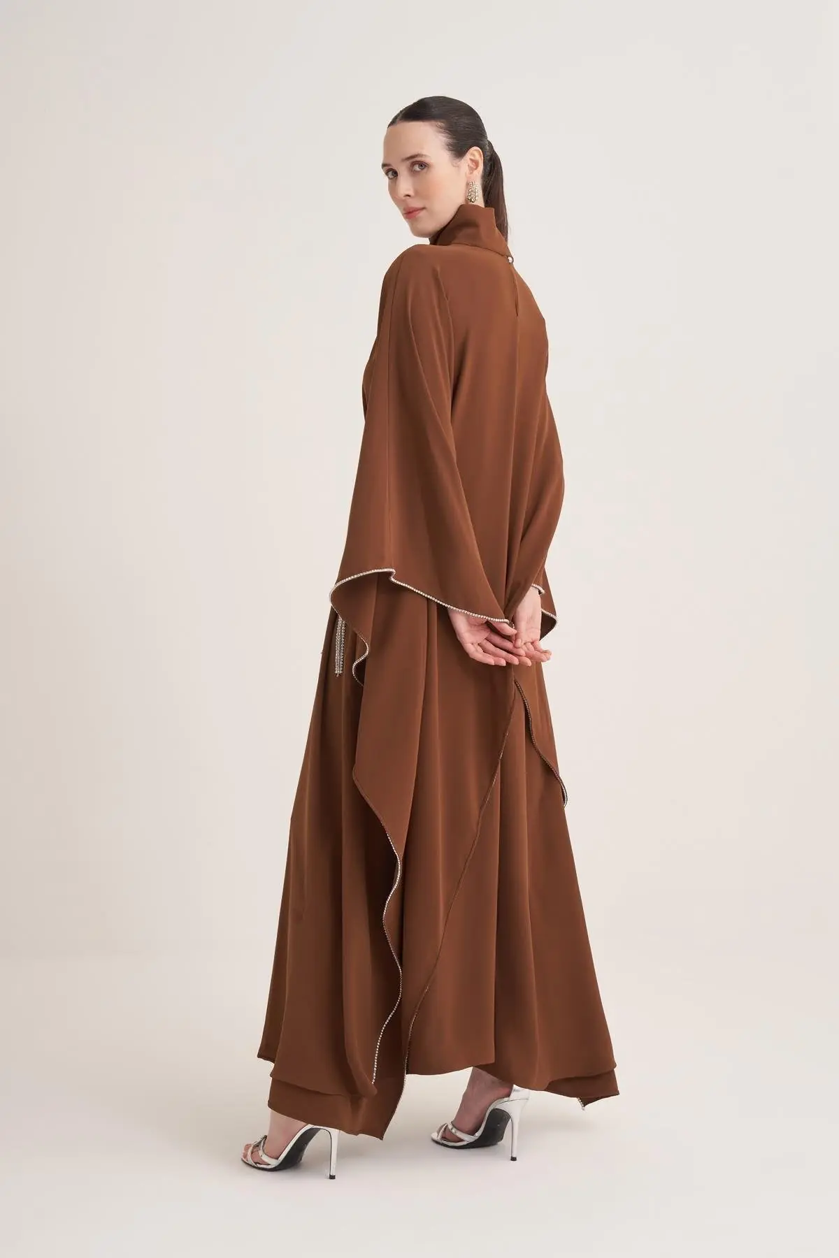 Lilah Evening Kaftan – Brown, photo 5