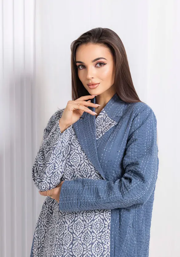 Winter Blue Abaya, photo 7