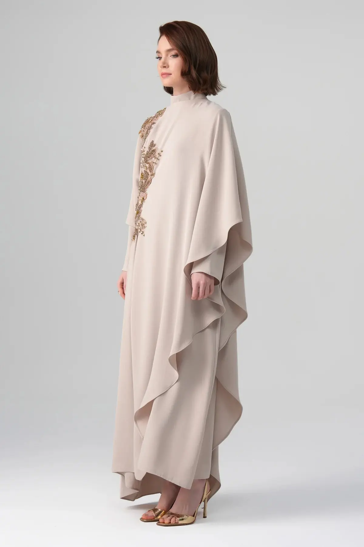 Aurelia Embroidered Signature Dress – Cream, photo 3