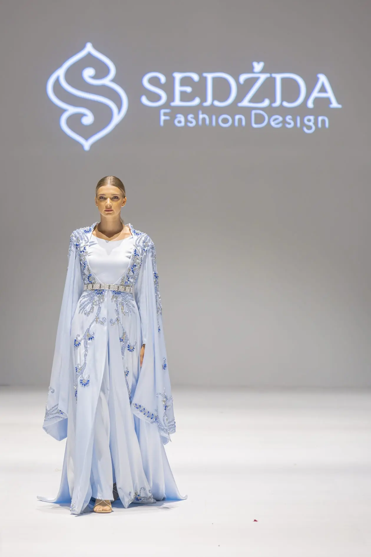 Saffron Glow The Power of Pain Gown – Light Blue, photo 4