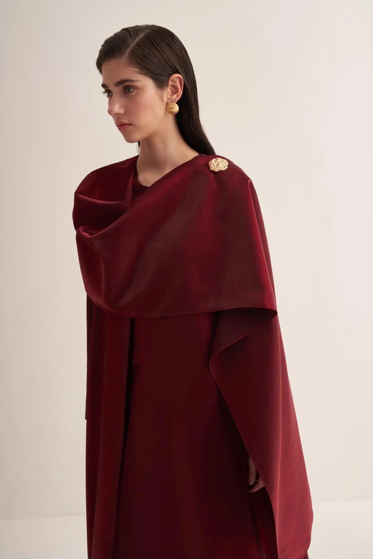 AMANI ABAYA & DRESS BURGUNDY, photo 3