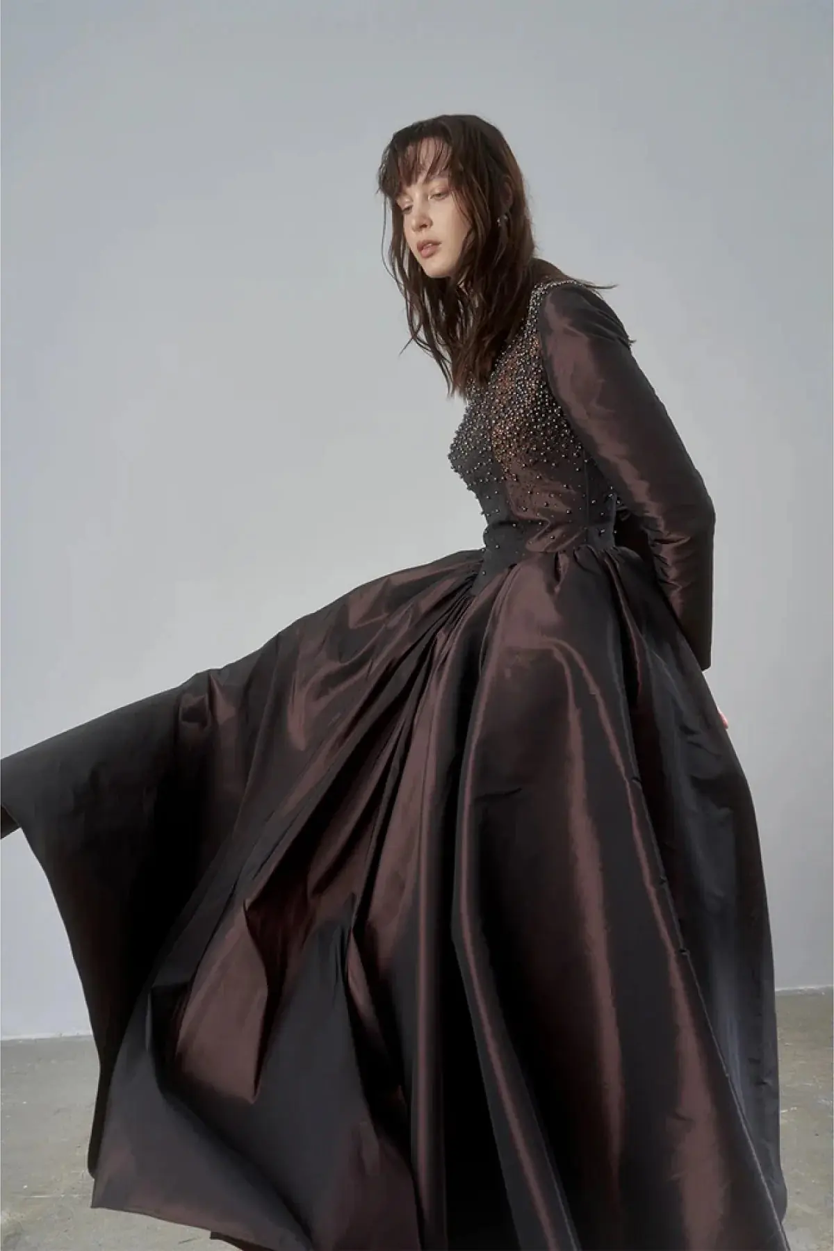 Embellished Princess Ball Gown – Brown, photo 4