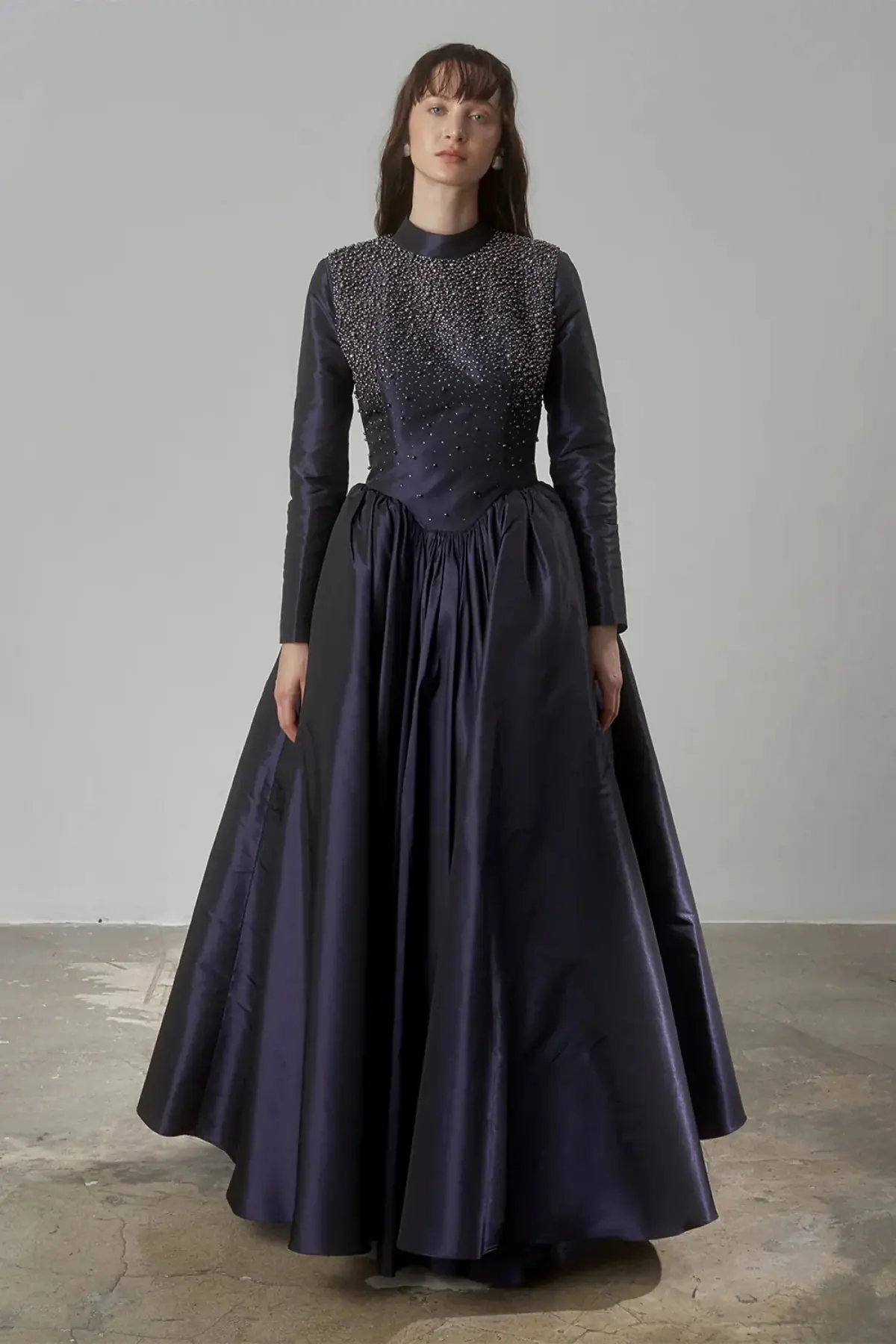 Embellished Princess Ball Gown – Navy