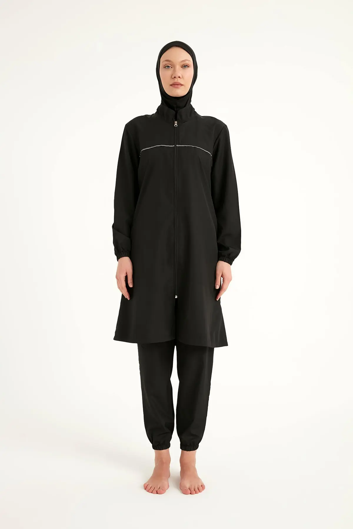 Andalus Black Full Coverage Burkini Set A2501-1, photo 4