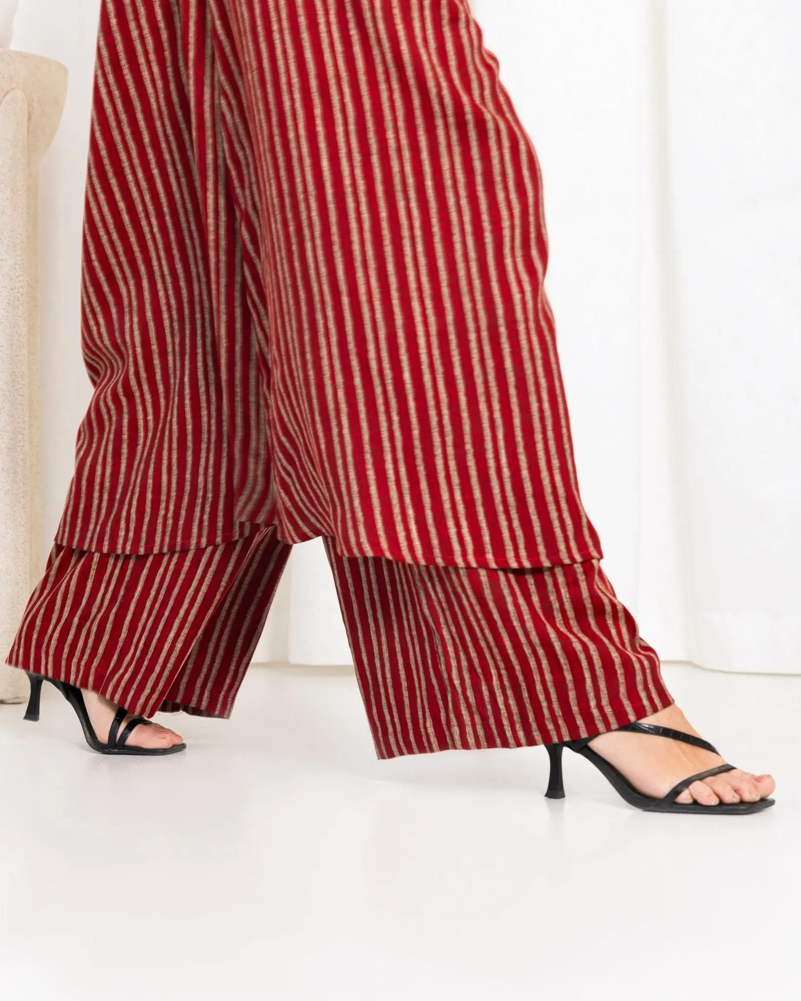 Maroon Stripe Kimono Dress, photo 4