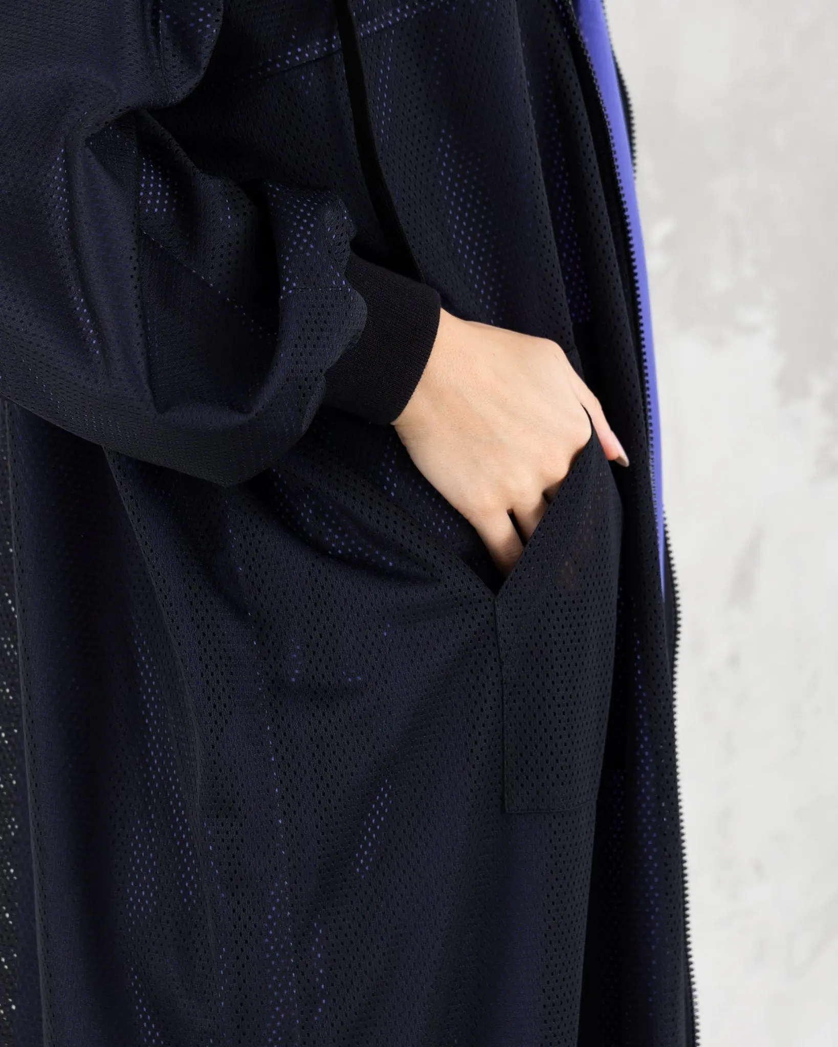Mesh Black Jacket with Lining, photo 3