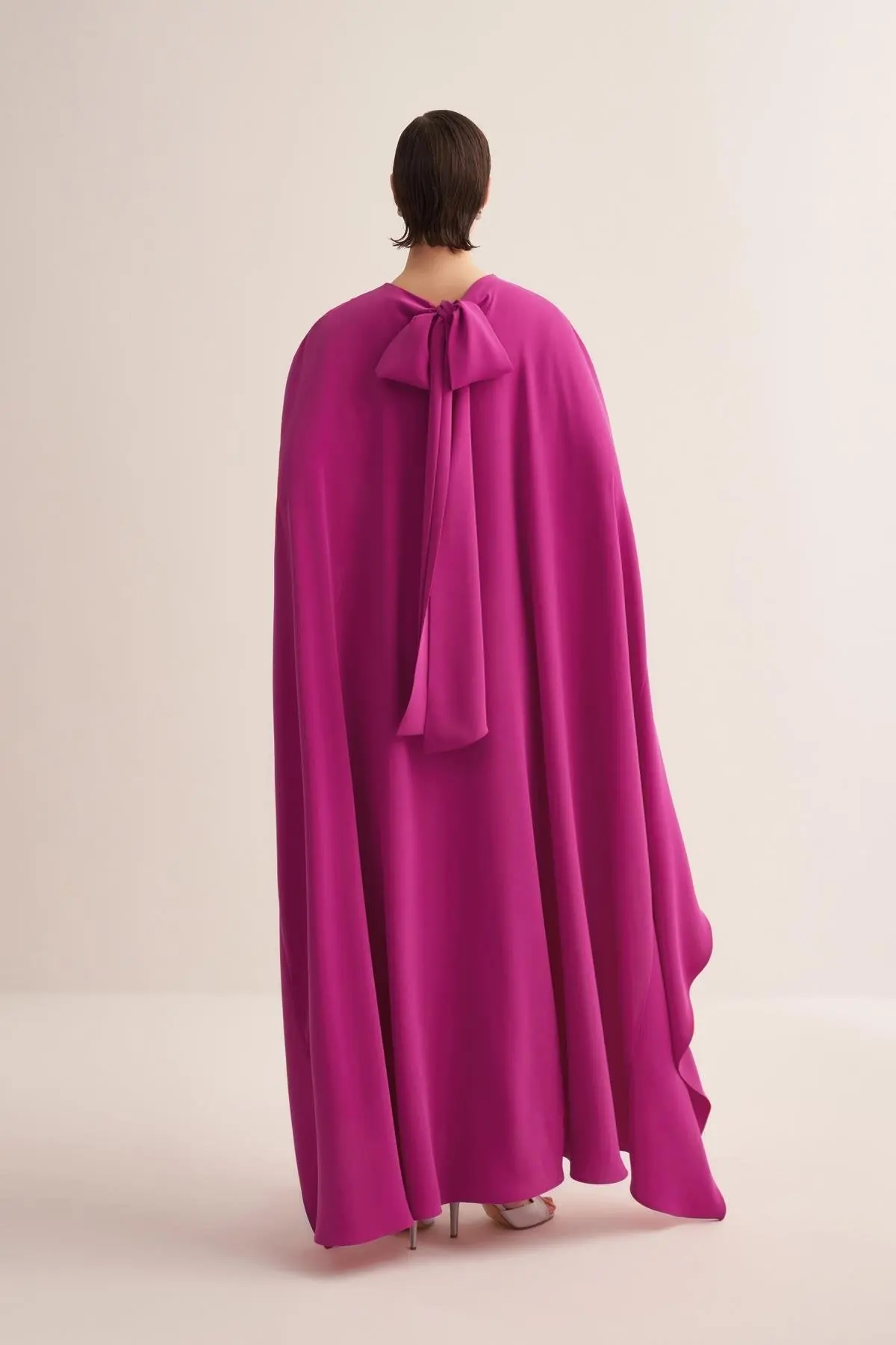 Nour Kaftan Dress – Fuchsia, photo 4