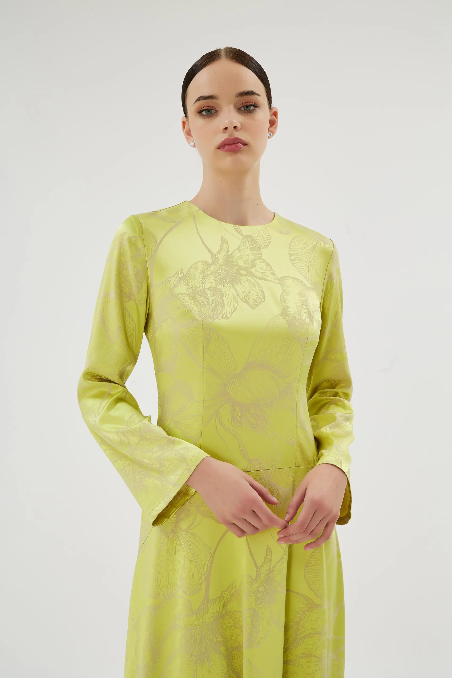 Celeste Floral Midi Dress – Mimosa, photo 2