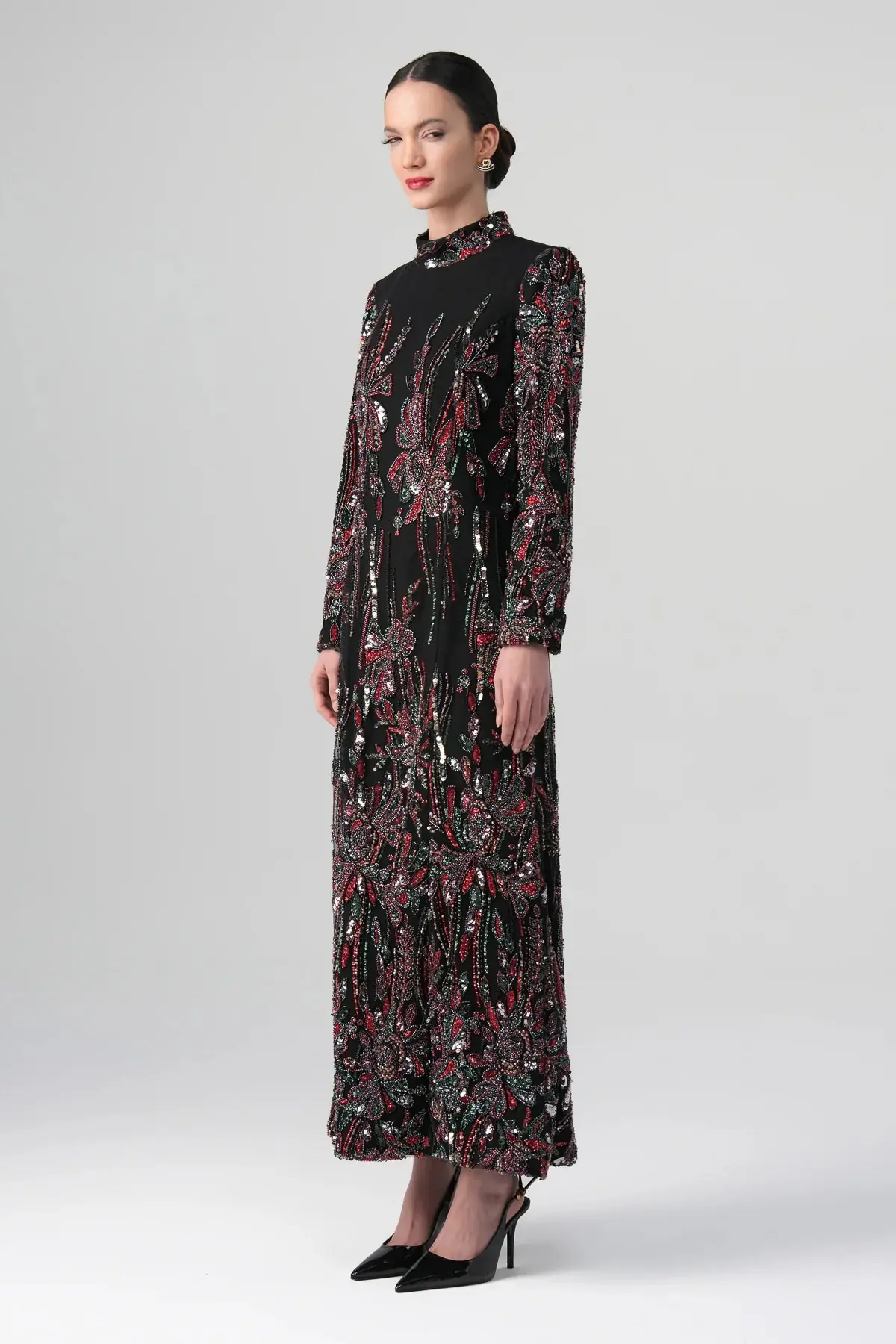 Virella Embellished Dress – Black, photo 5