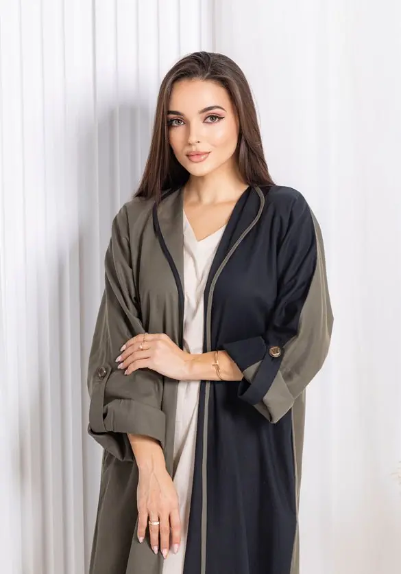 Black Green Abaya, photo 2