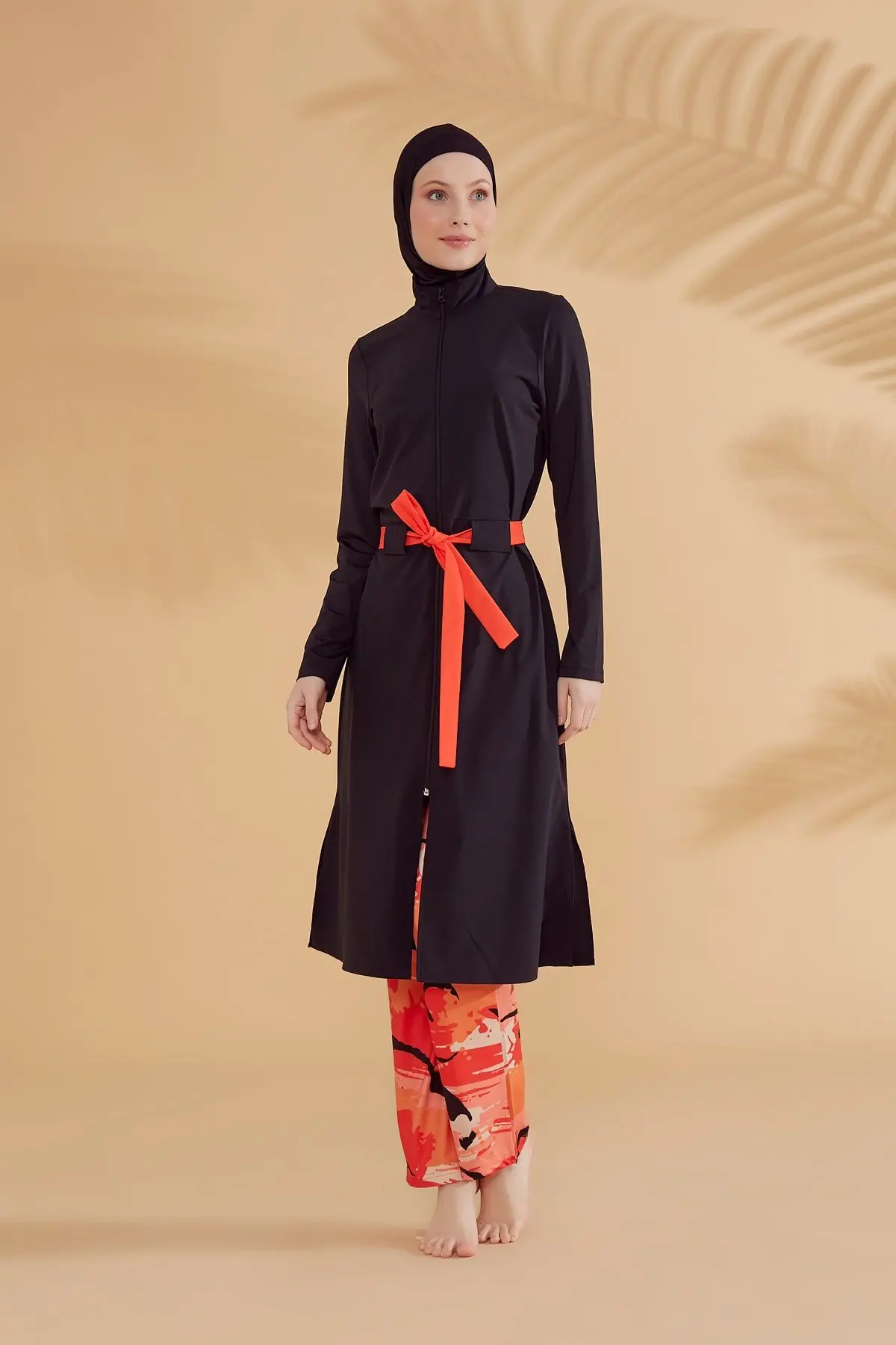Woven Black Burkini Modest Swimwear M2311, photo 7