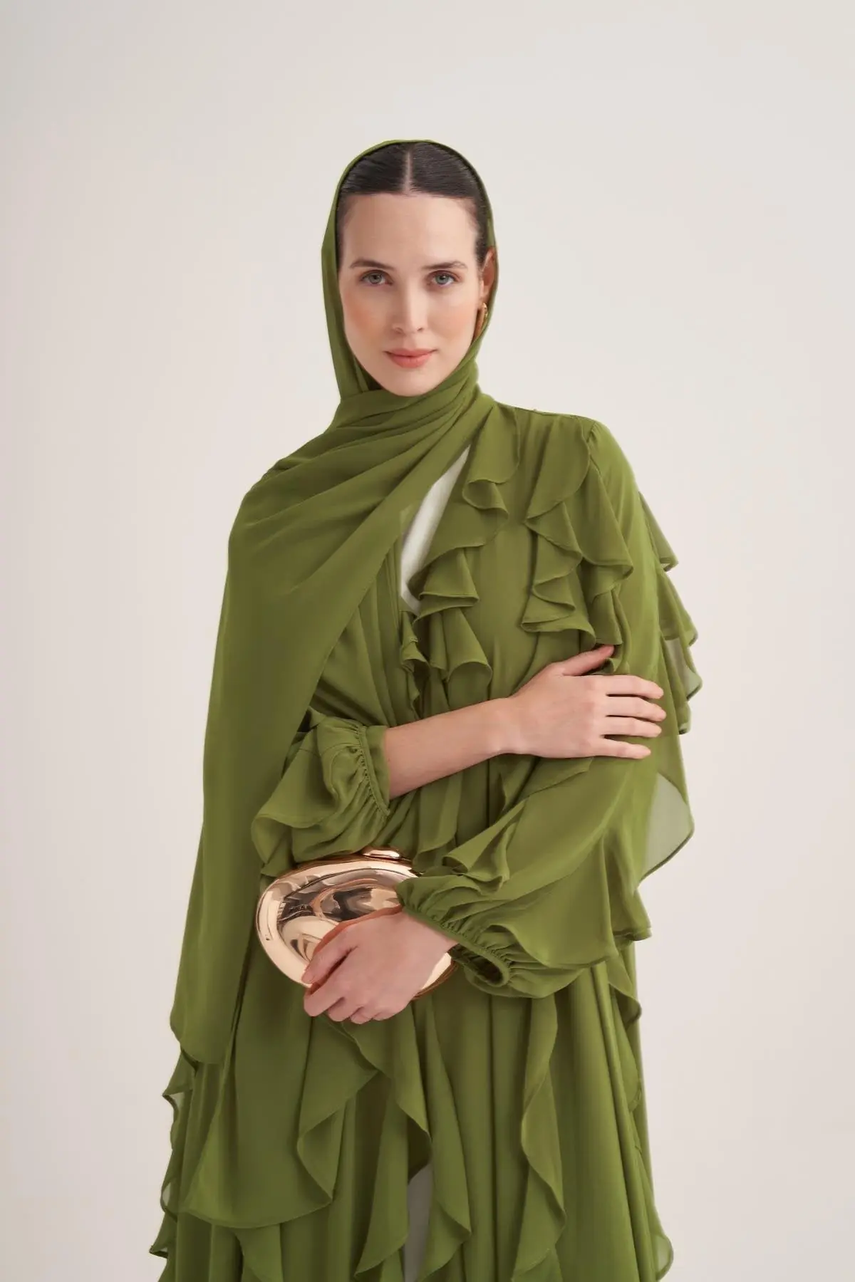 Lola Abaya & Scarf – Green, photo 2