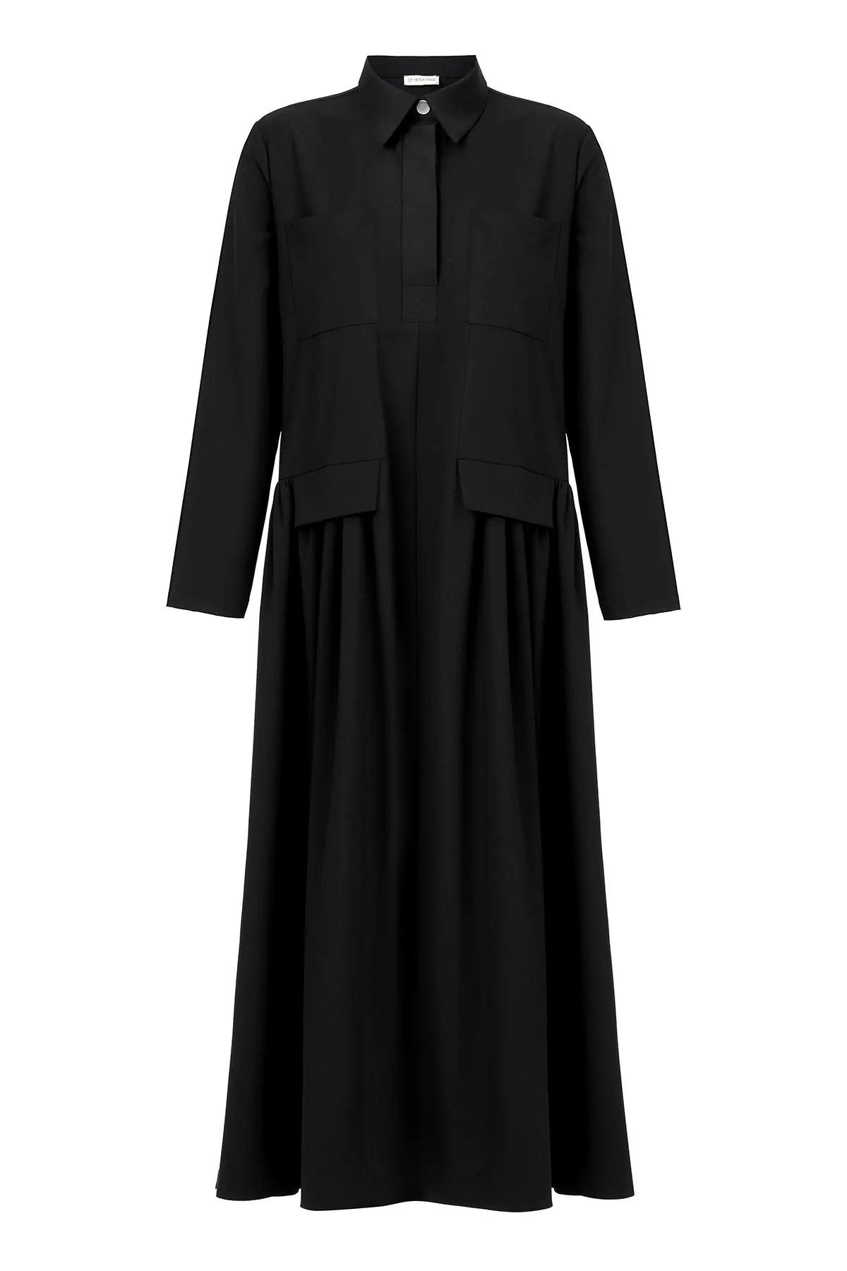 MIDNIGHTE BLUE Black A-Line Maxi Dress, photo 3