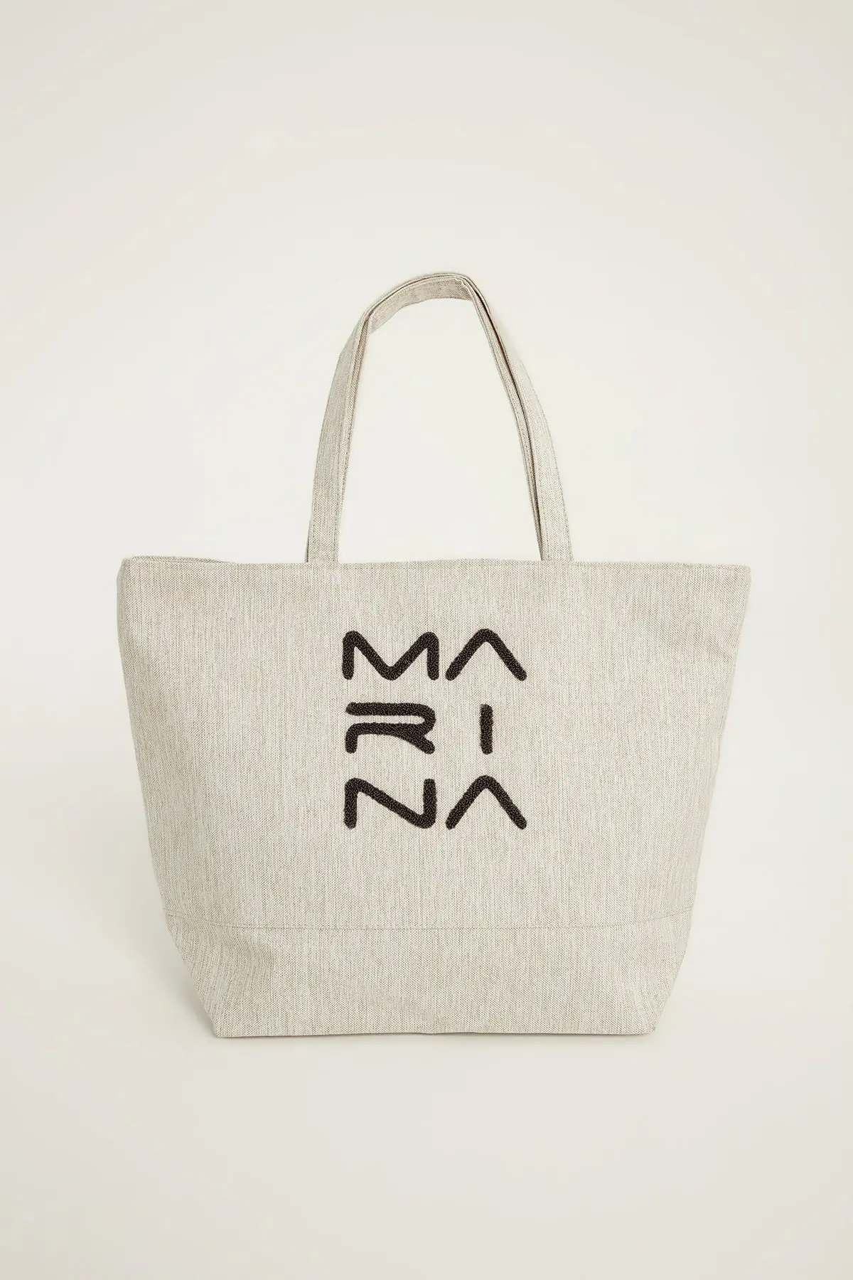 Cream Beach Bag with Zipper CA2501-3, photo 5