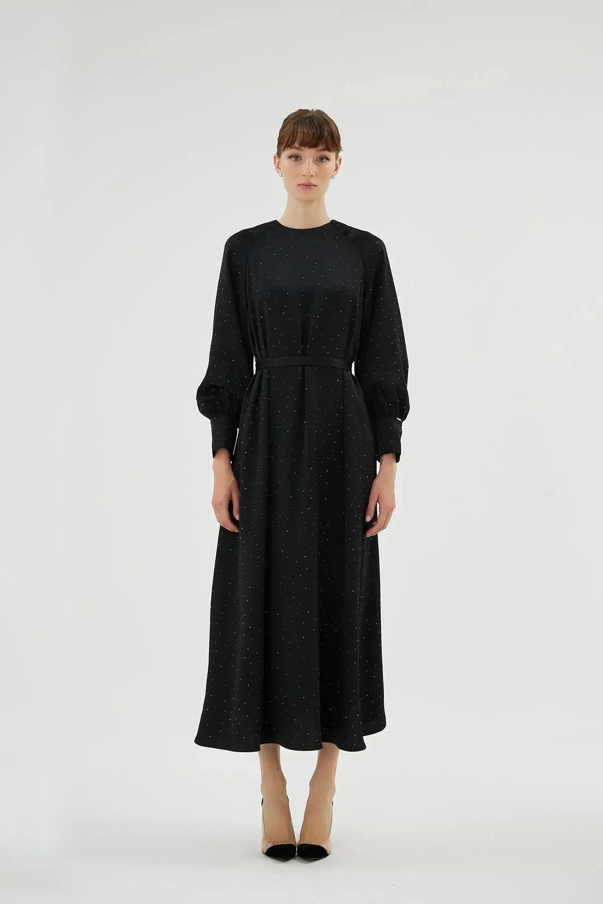Eliza Embellished Dress – Black, photo 4