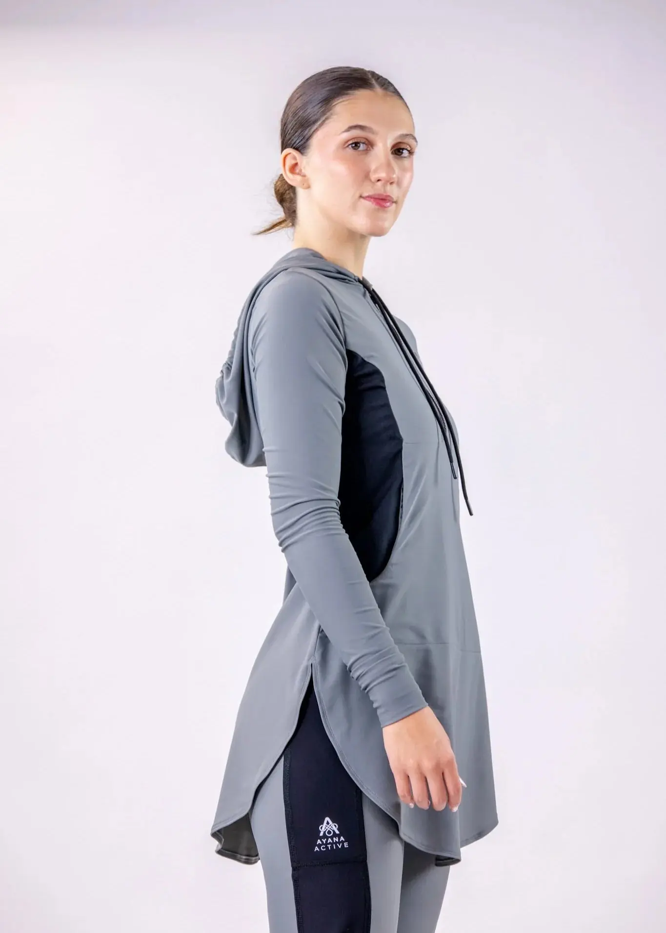 Anna Hooded Performance Tunic - Mindful / Noir, photo 2