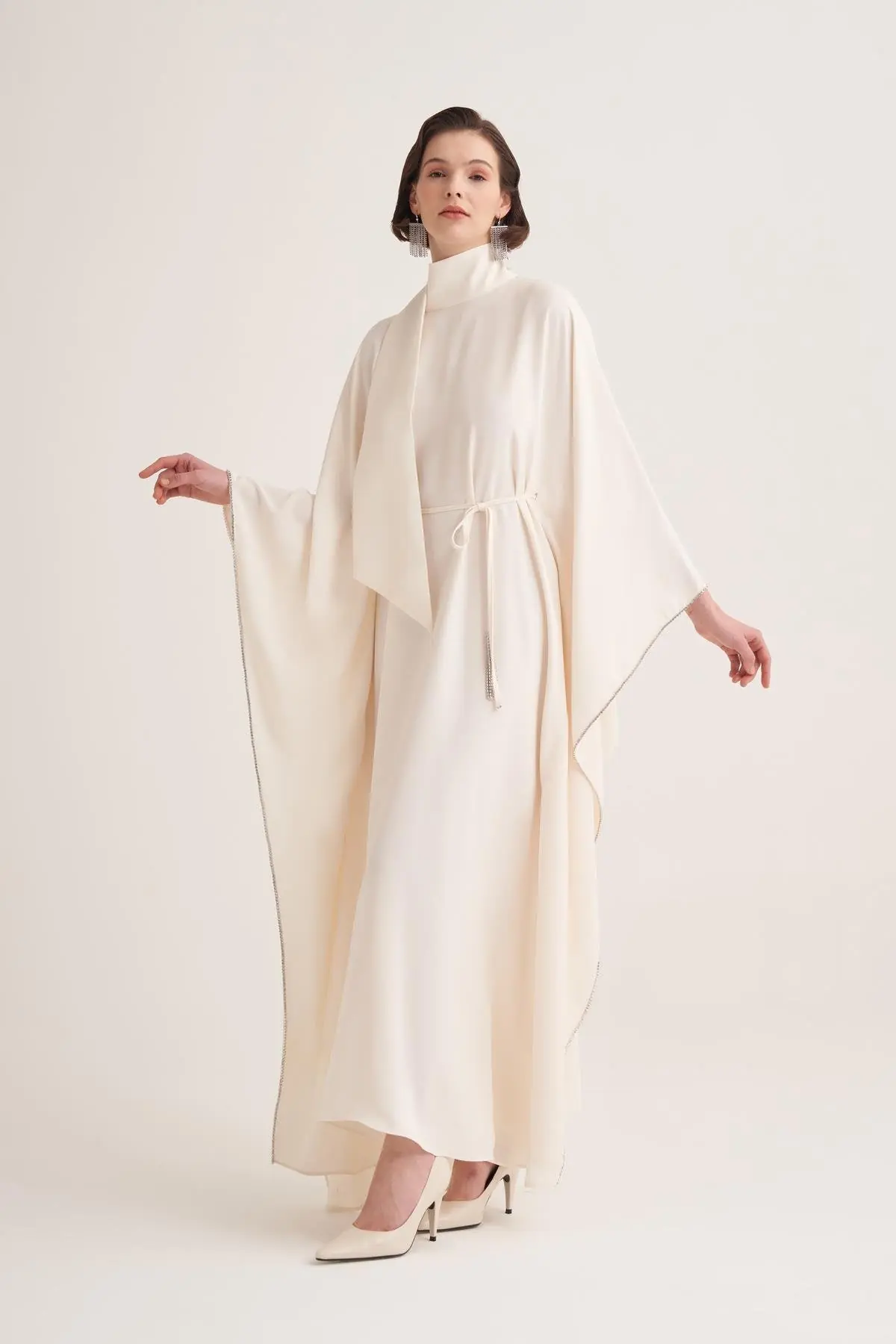 Lilah Evening Kaftan – Cream