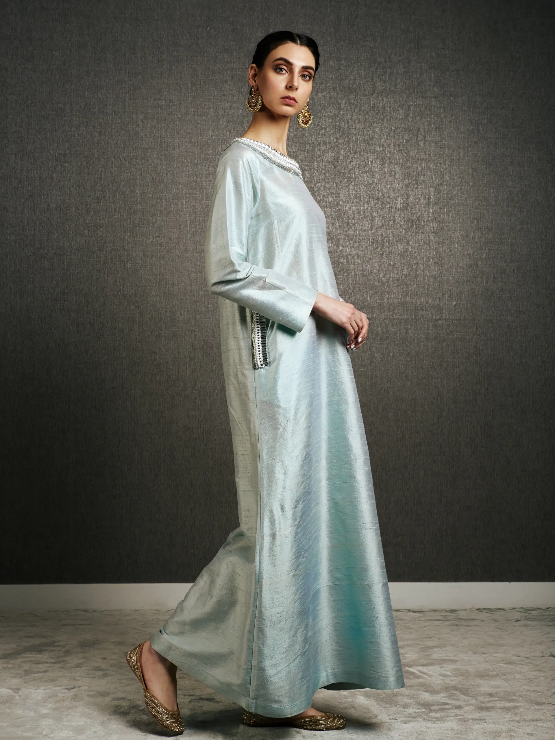 Maj Maharani Kaftan in Powder Blue, photo 5