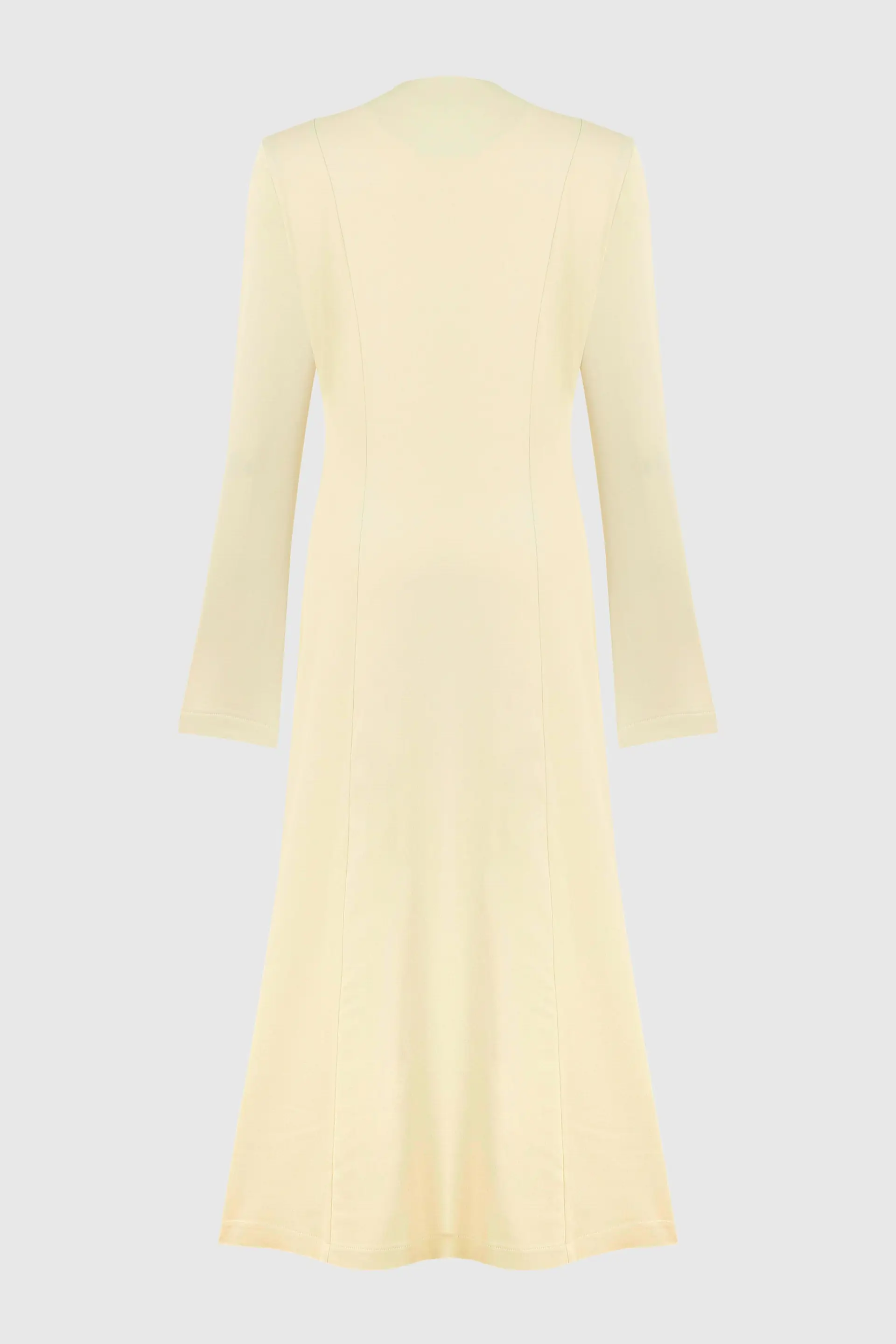 Front Button Tencel Maxi Dress – Yellow, photo 2