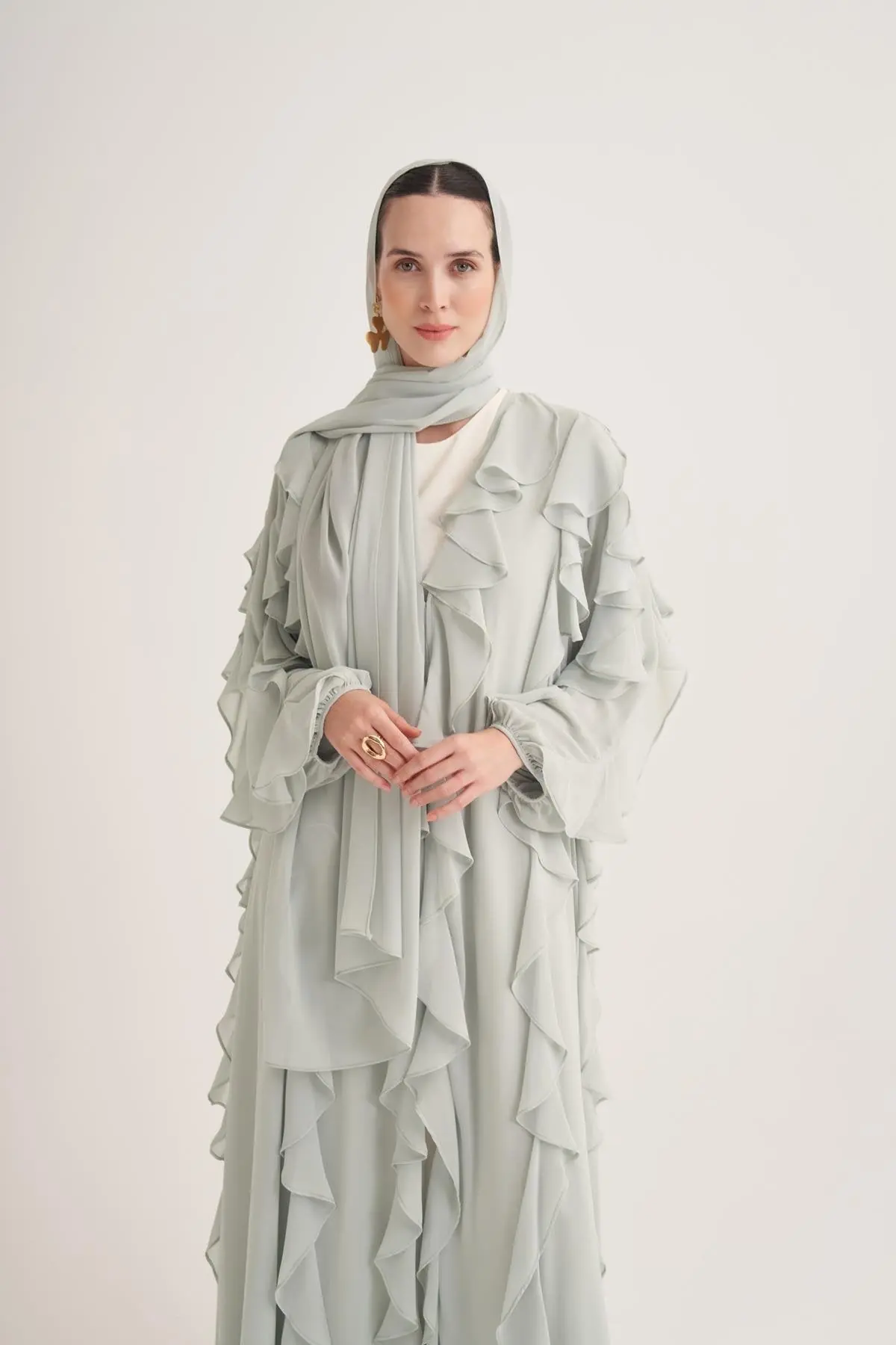 Lola Abaya & Scarf – Mint, photo 2