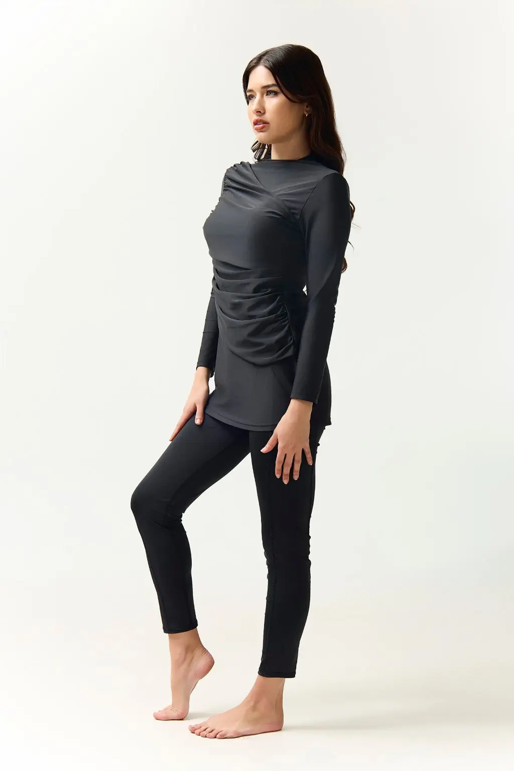 Diana Swim Dress - Black, photo 4