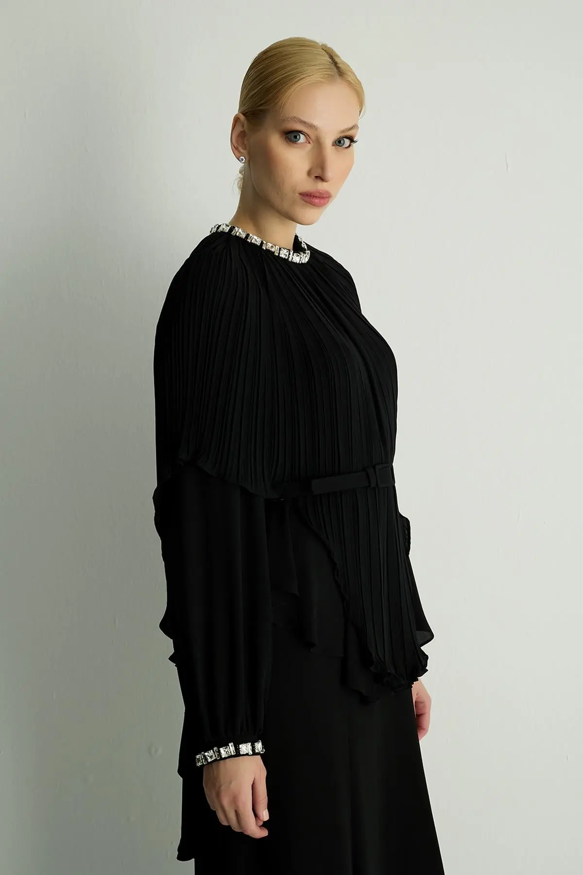 Plume Dress — Black, photo 4