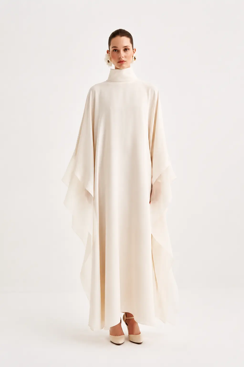 Essa Kaftan Dress – Cream