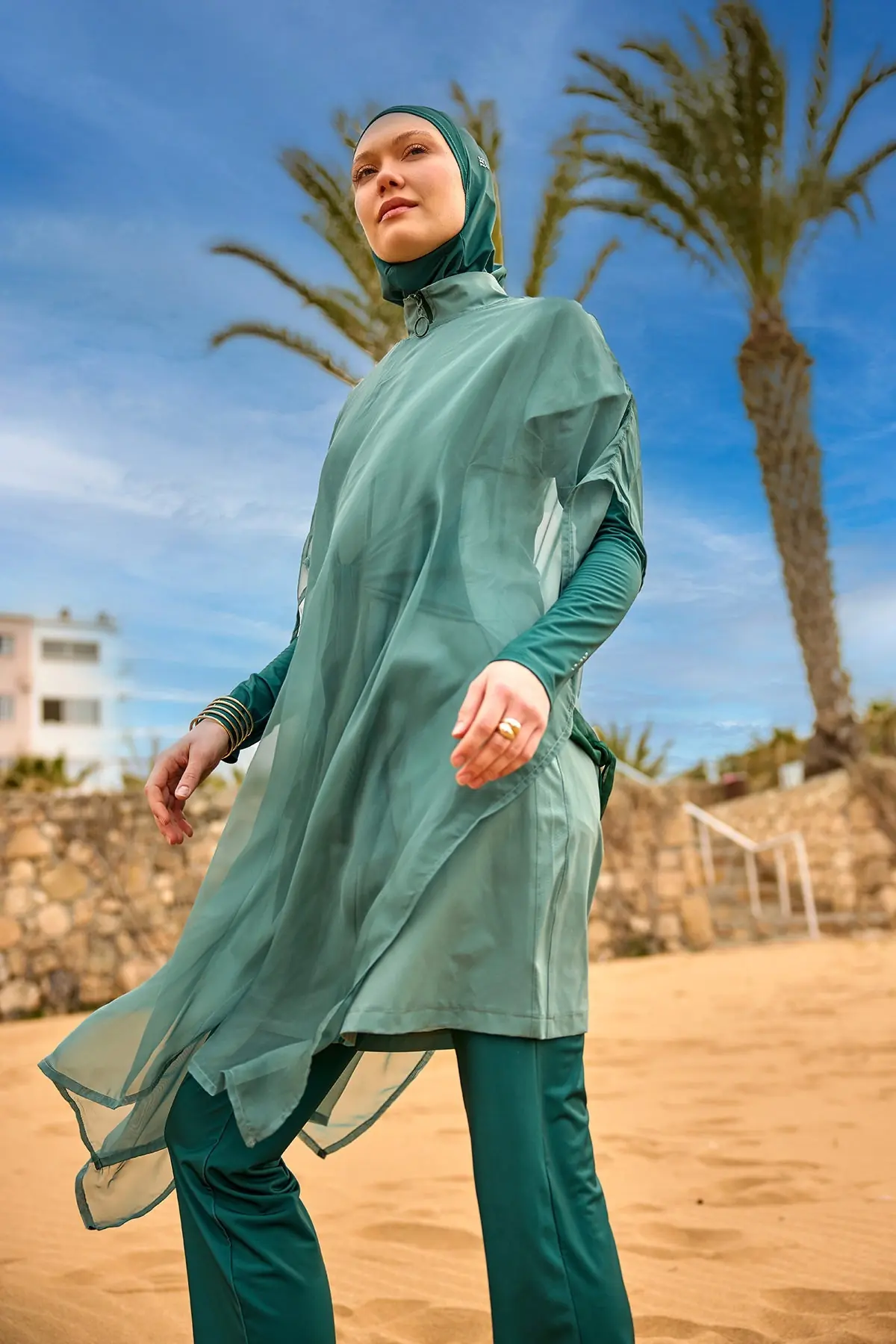 Marina Silky Pareo - Green, photo 3