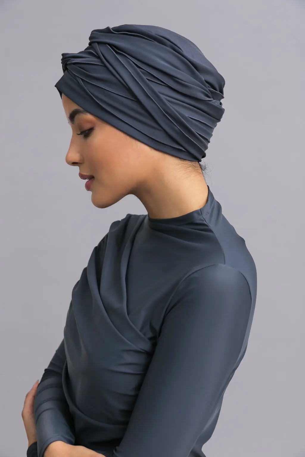 Self-tie Turban - Shadow, photo 2