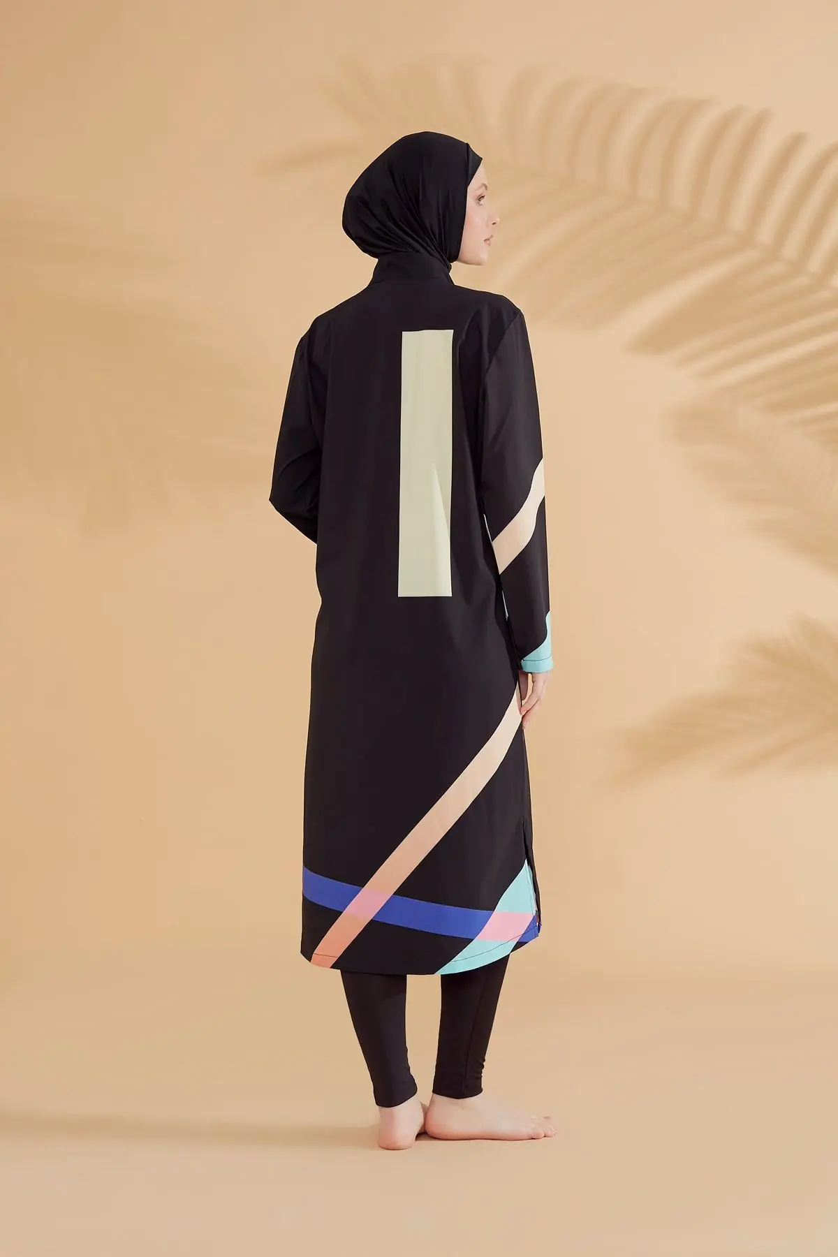 Woven Black Burkini Modest Swimwear M2310, photo 7