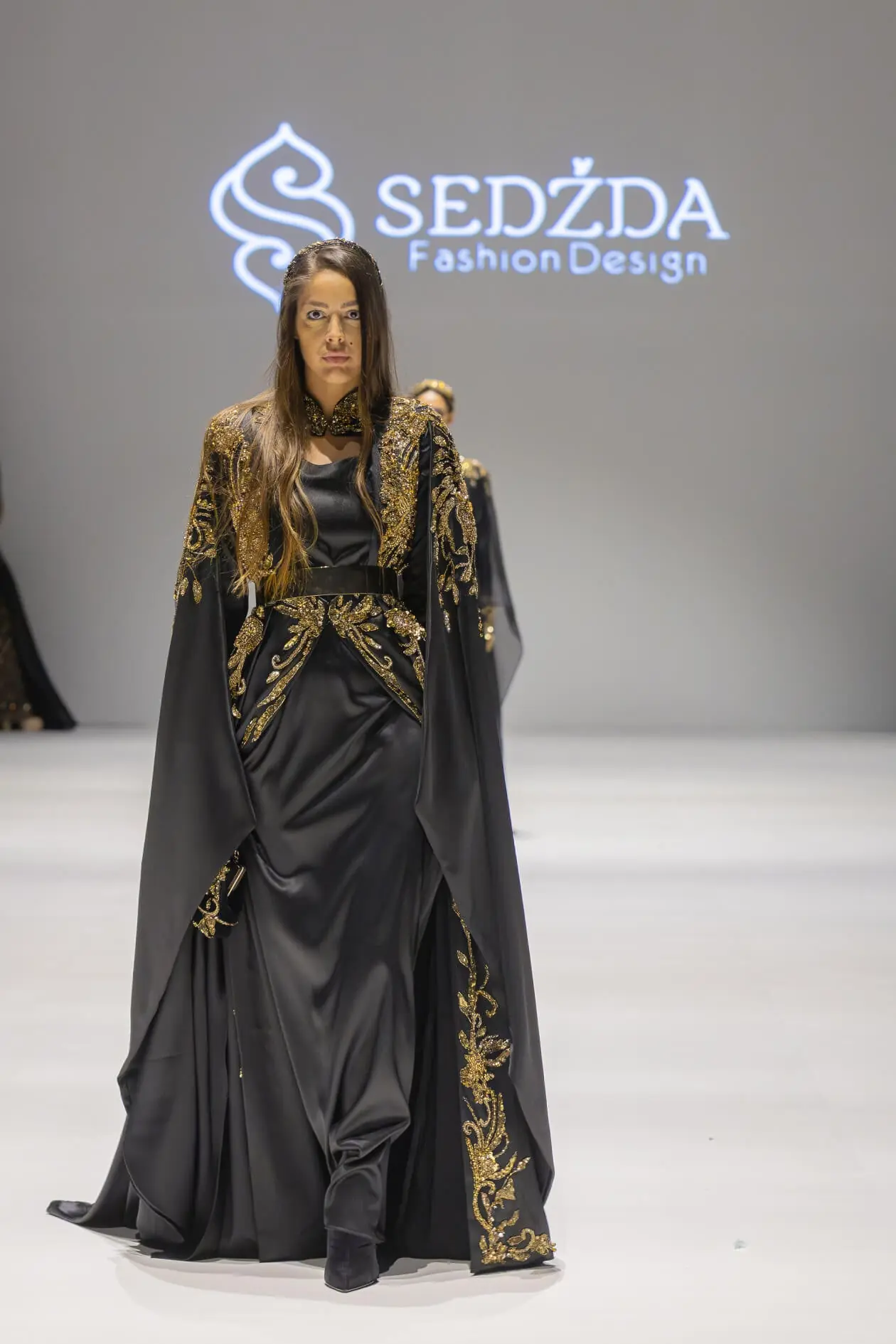 Model 02 The Power of Pain Gown – Black