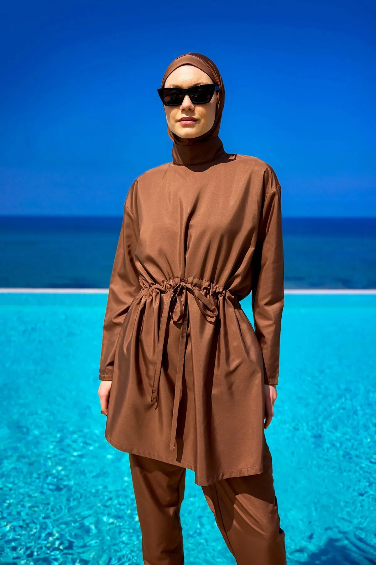 Andalus Full Coverage Burkini Set with Front Ruching A2502-3, photo 2