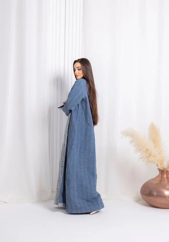 Winter Blue Abaya, photo 2