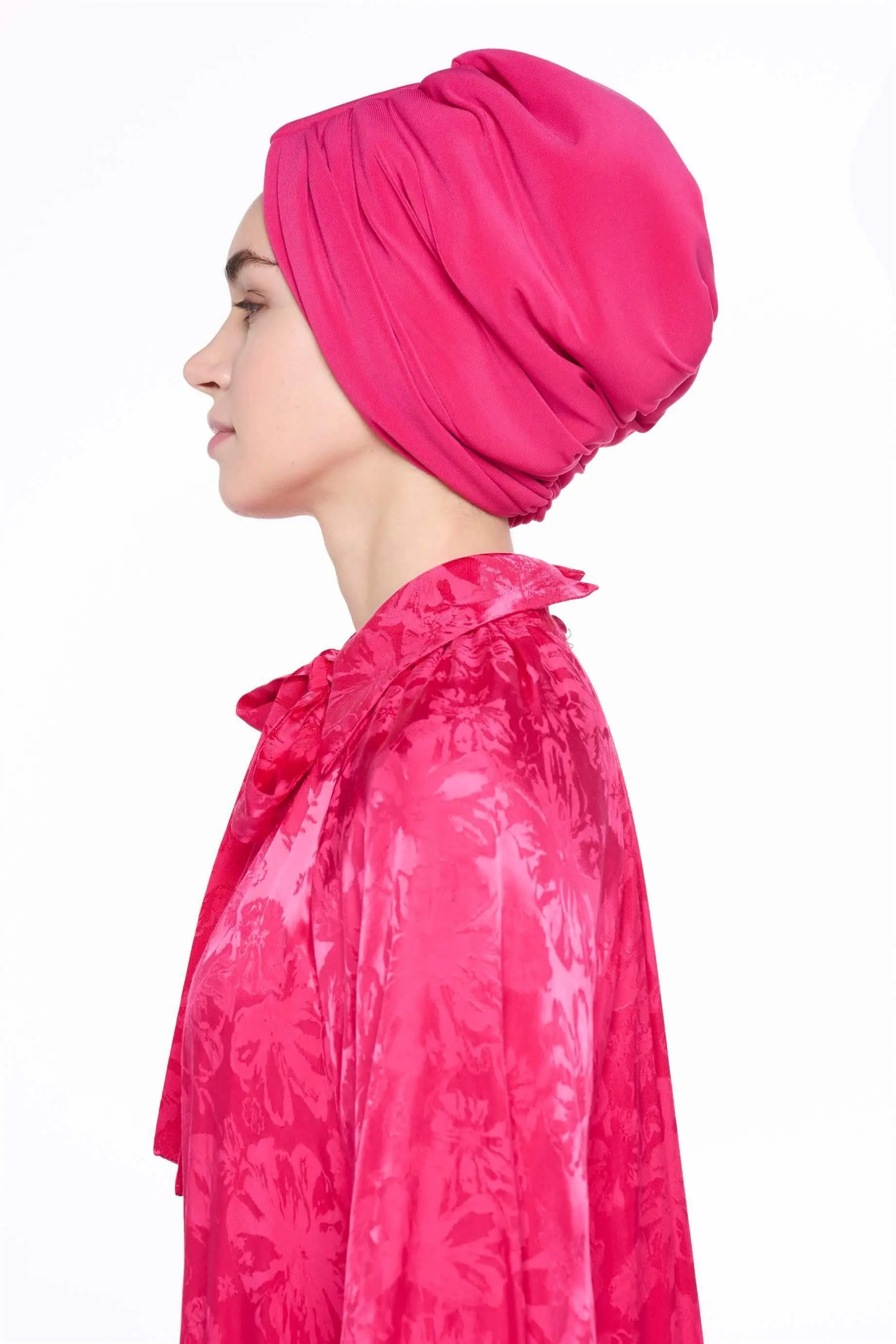 Fuchsia Handle-Style Design Bonnet, photo 2