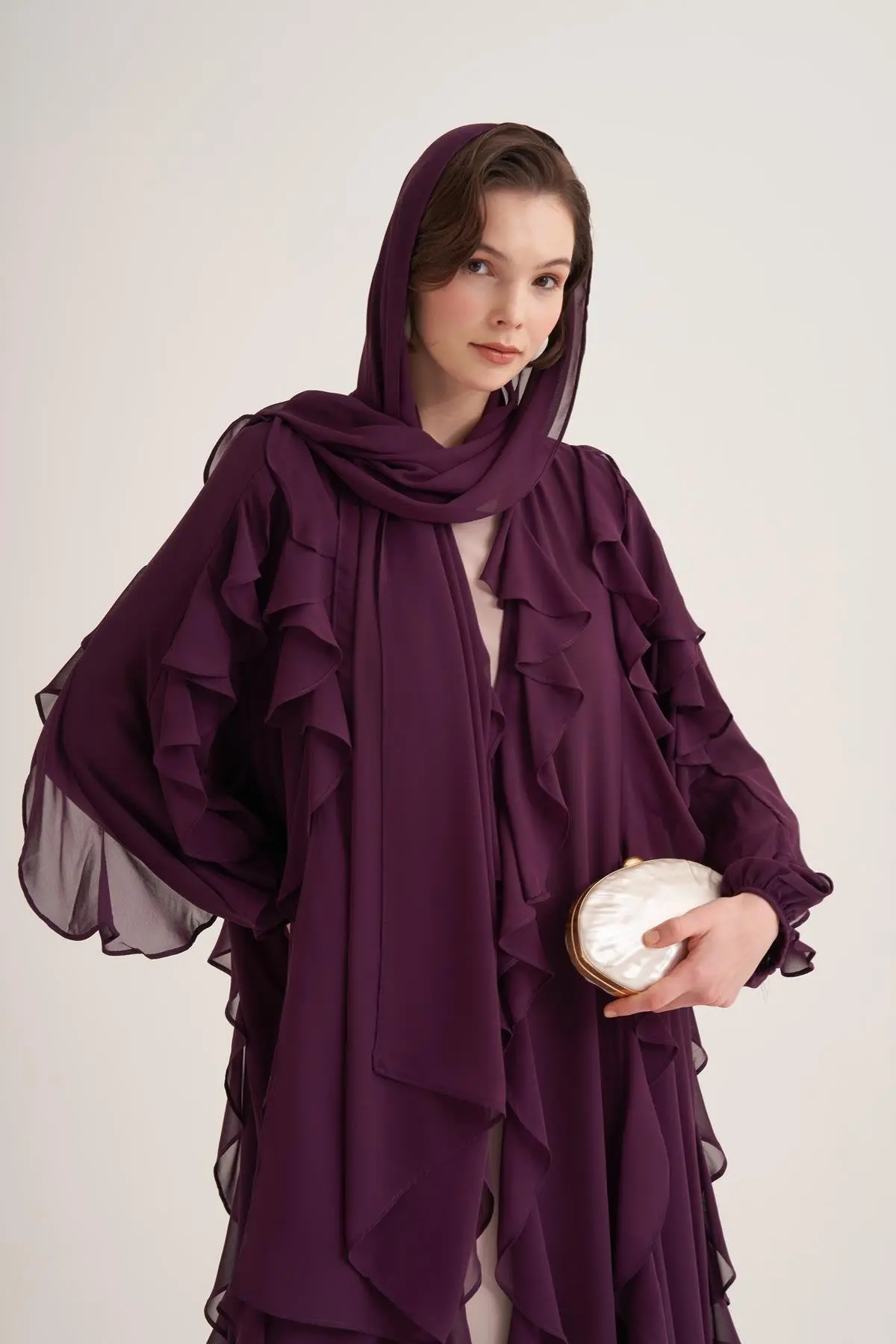 Lola Abaya & Scarf – Purple, photo 2
