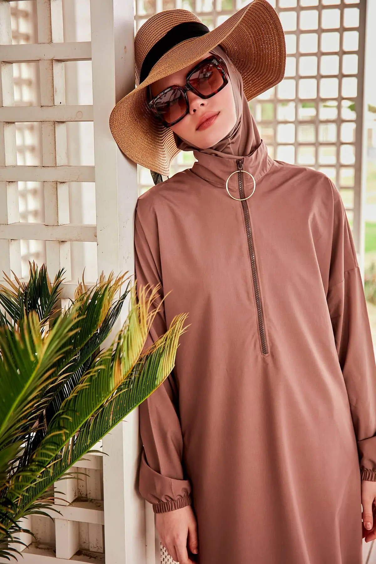 Woven Mink Burkini Modest Swimwear M2405, photo 2