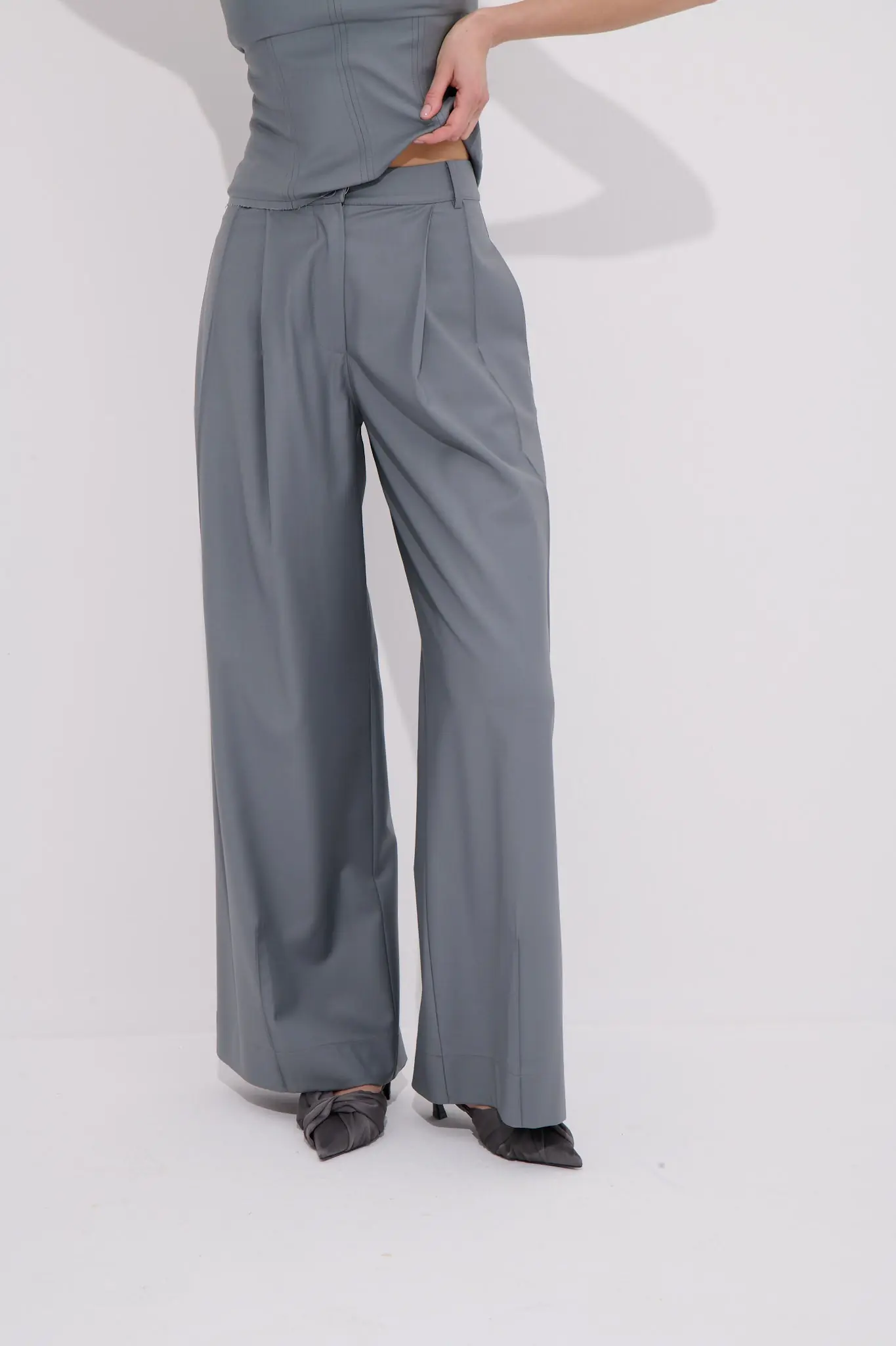 Broadway High-Waisted Pants Premium - Wool Blend, photo 8