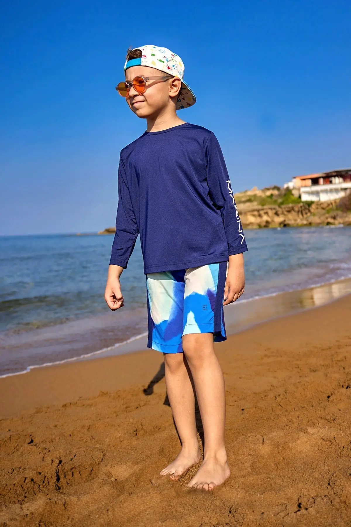 Marina Boys Swim Shorts - Blue, photo 3