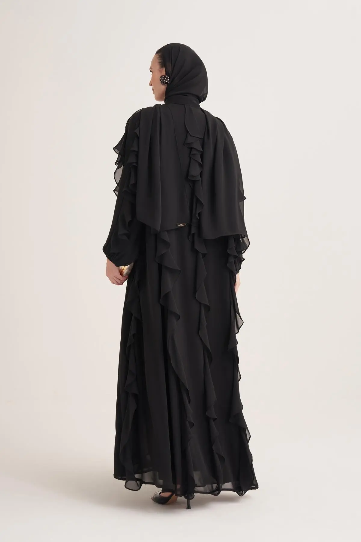 Lola Abaya & Scarf – Black, photo 4
