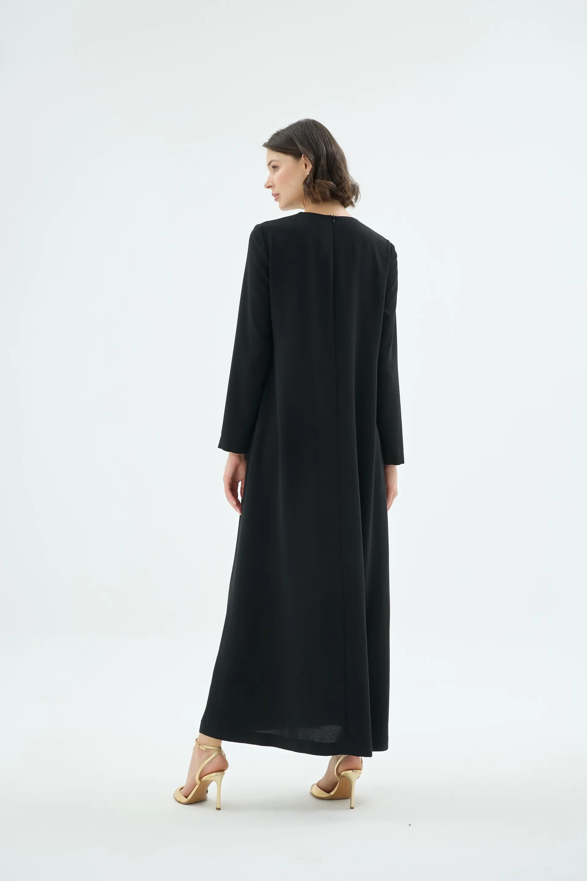 Karla Minimal Maxi Dress – Black, photo 4