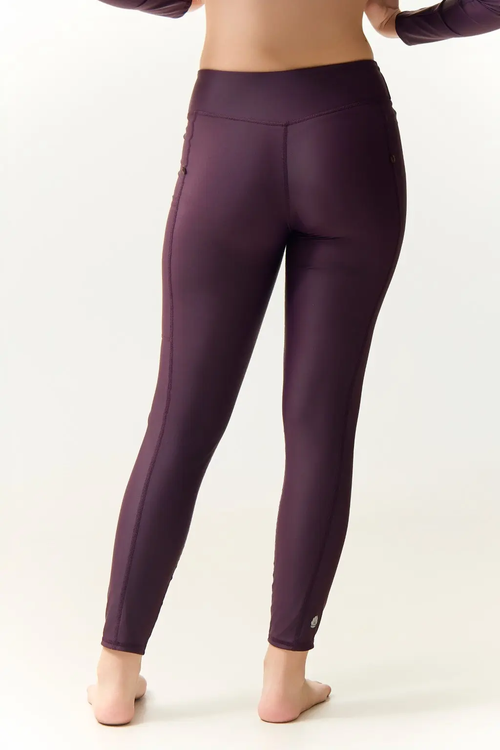 Swimming Leggings with Pockets - Plum, photo 3
