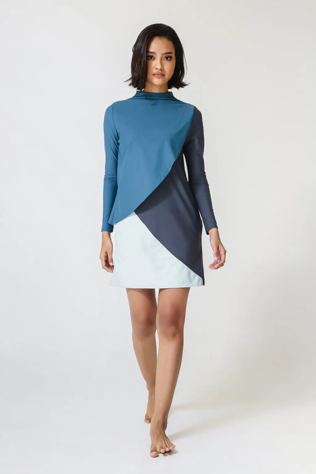 Cape Swim Dress - Wave, photo 2