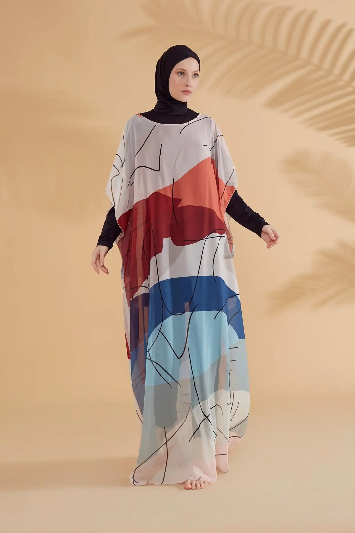 Colourful Pareo Kimono P2340, photo 5