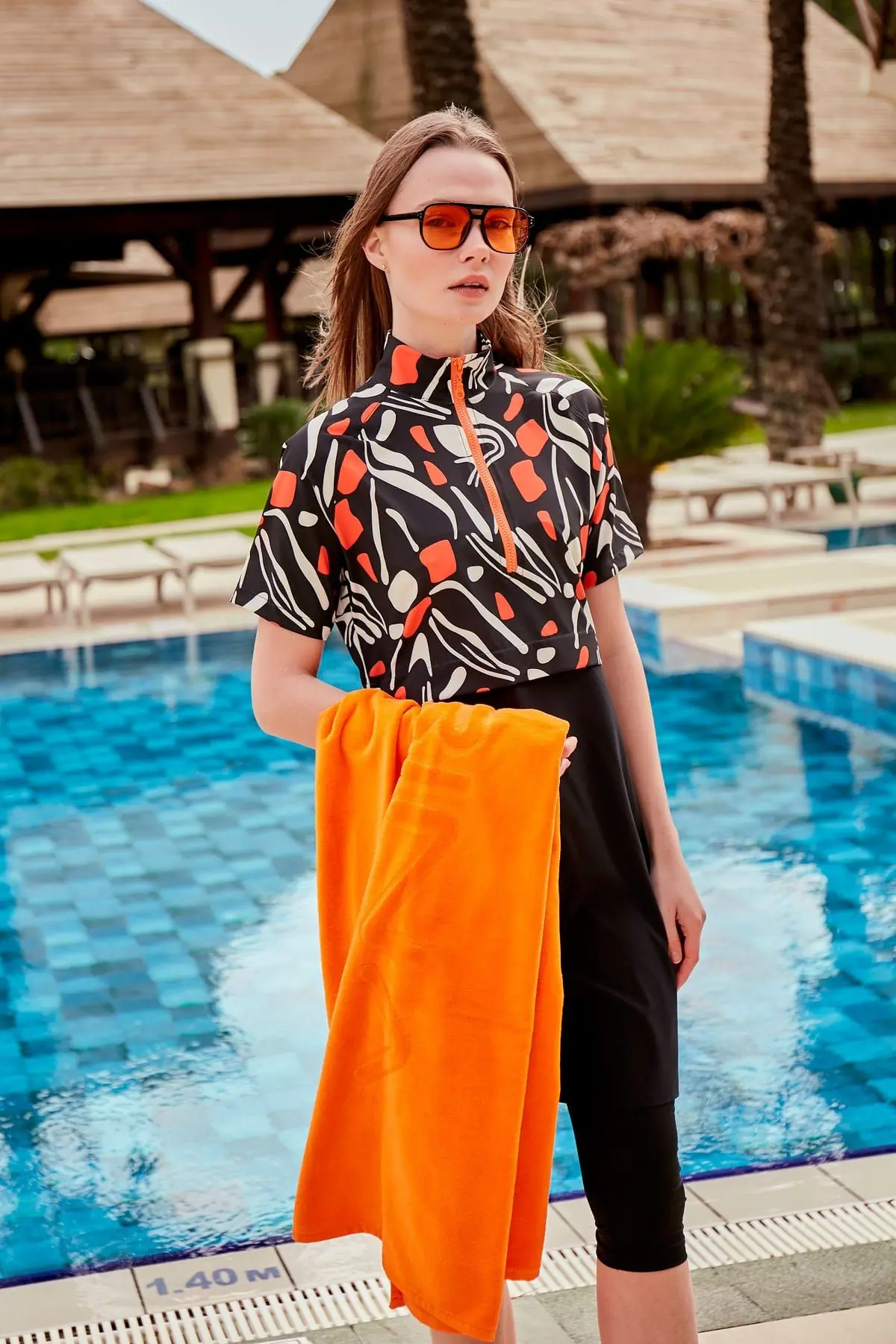 Orange Beach Towel PH23-12092, photo 2